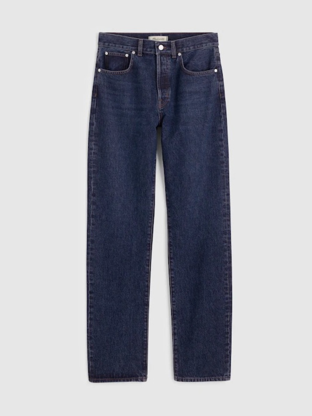 Madewell Women's Straight-Leg Jeans in Dark Indigo Wash Size 26